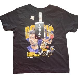 500 Level Black Basketball Graphic Tee for Kids